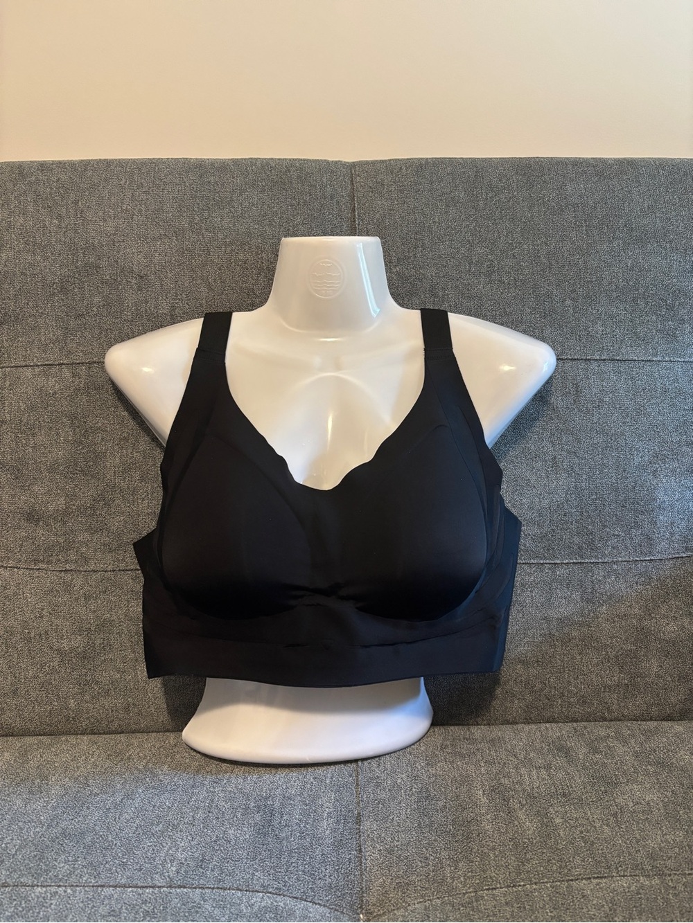 Wireless Black Comfort Support Bra - Women Intimates & Sleepwear